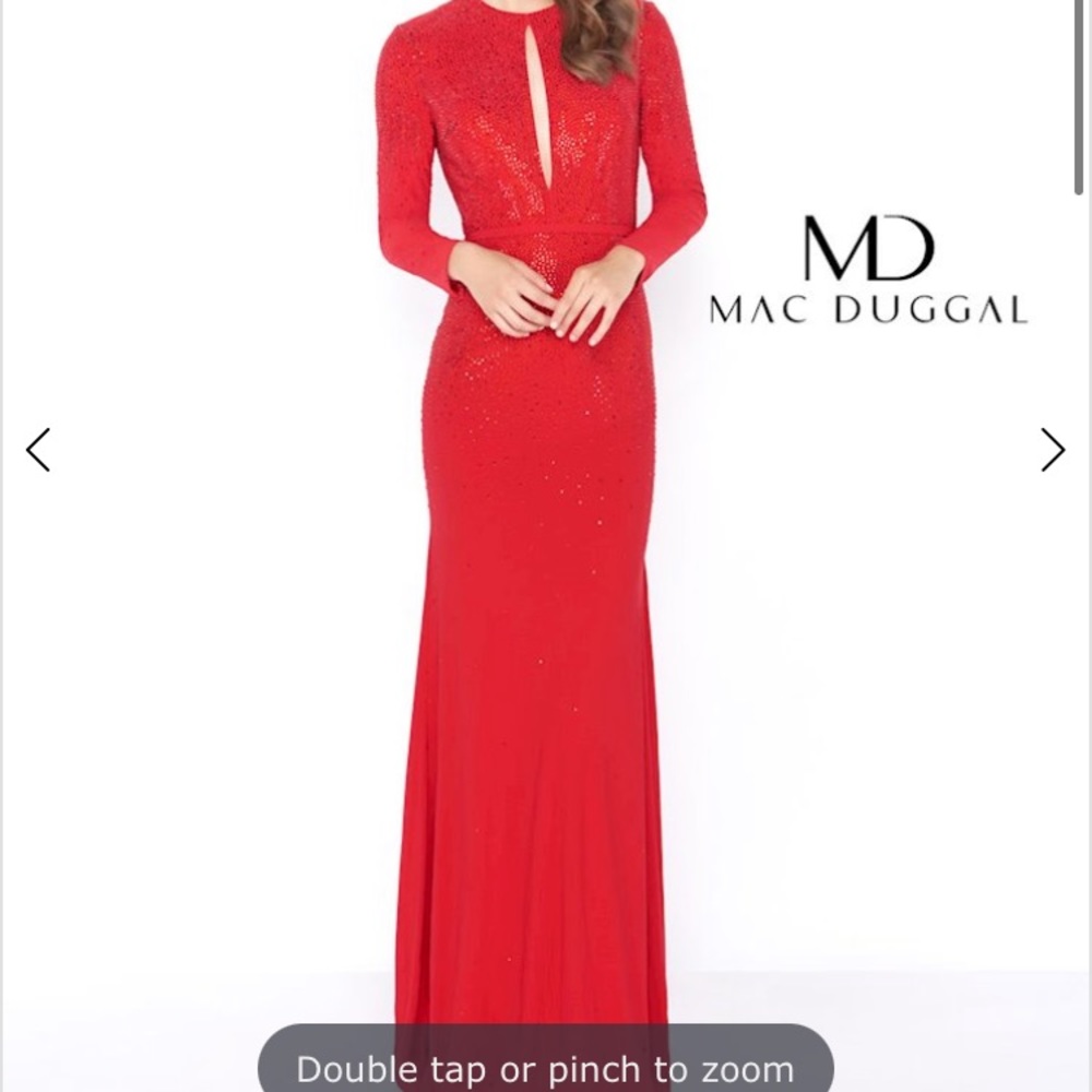 Mac Duggal mermaid style dress style#62908M